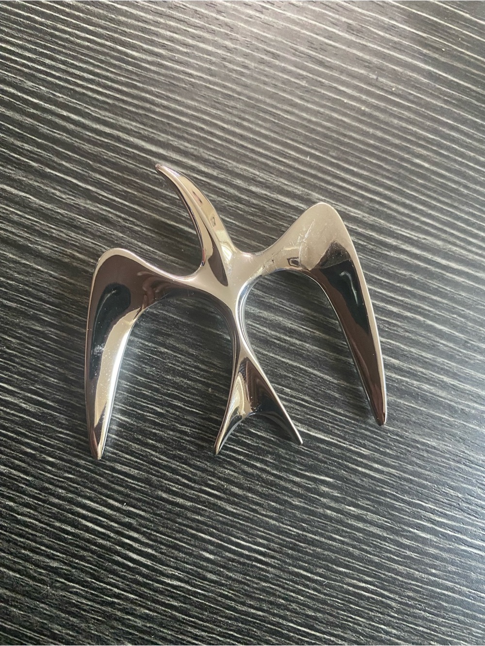 Sarah Coventry Polished Silver-Tone Swallow Brooch